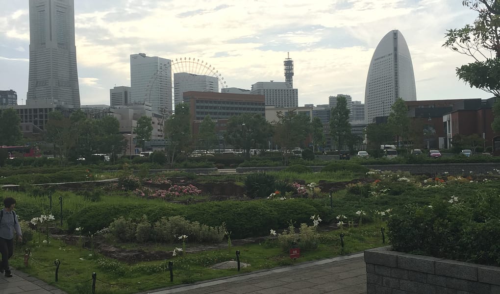 Gardens outside the Red Brick Warehouse