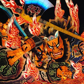 Nebuta floats in Aomori japan