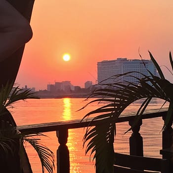 Cruising the Mekong River, Phnom Penh, Cambodia,