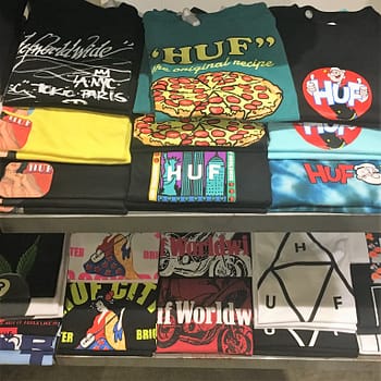 Raw Drip thrift store offers a selection of new graphic tees for sale