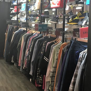 TreFac Style thrift stores sell used men's clothing and shoes, as well as women's clothing and shoes