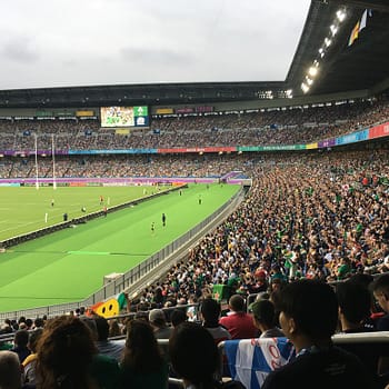 Yokohama stadium during rugby world cup - fall 2019