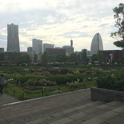 Gardens outside the Red Brick Warehouse
