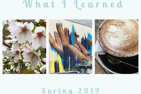 What I Learned Spring 2019