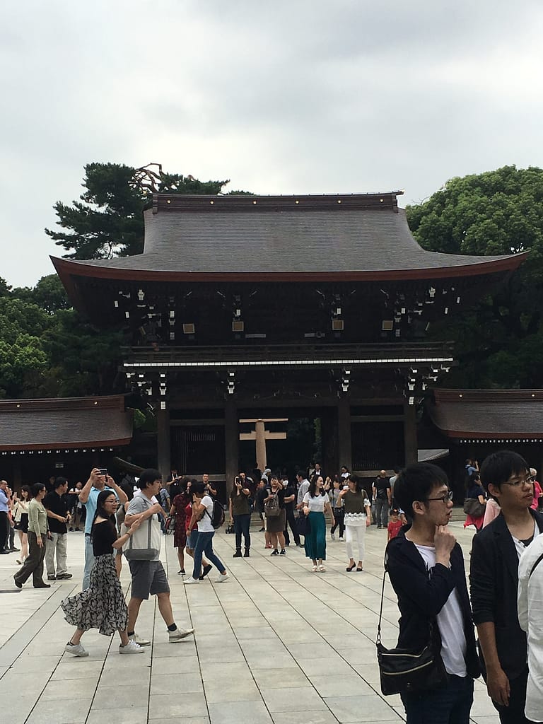 Entrance area to Meiji Shrine